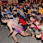 La cifra de participantes fue la más alta de todas las ediciones de la San Silvestre cuellarana./ Gabriel Gómez.