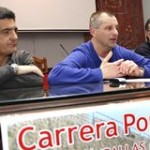 Un momento de la presentación de la próxima carrera popular de Cuéllar